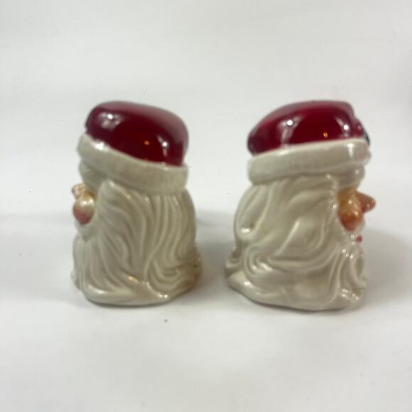 Fitz & Floyd Santa Claus Plate Salt Pepper Shakers Holiday Christmas Tableware - Picture 11 of 16